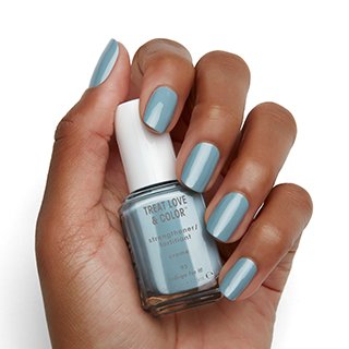 Indi Go For It Blue Grey Nail Color Care Tlc Essie Treat Love Color Care
