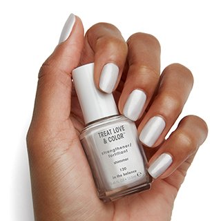 In The Balance Light Gray Nail Color Care Tlc Essie In The Balance Treat Love Color Care 02 Essie