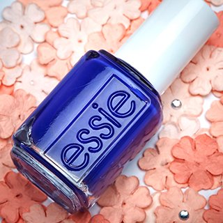 Butler Please Bright Blue Nail Polish Color Essie Butler Please Essie Enamel 02