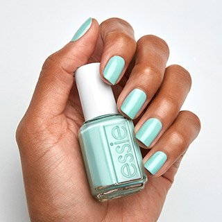 Em Mint Turquoise Green Nail Polish Color Essie Em Mint Essie Enamel 03