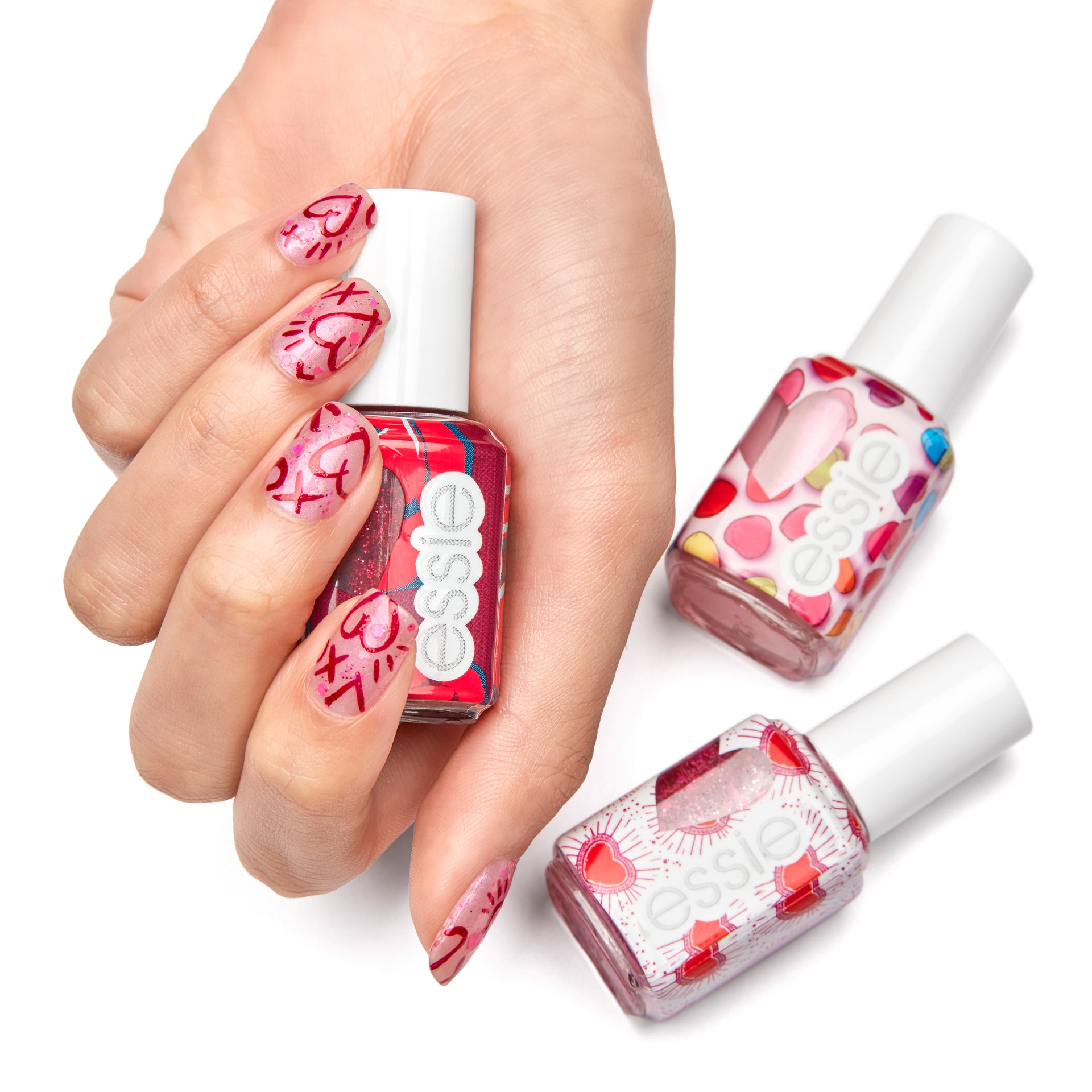 essie-love-you-like-xo-nail-art