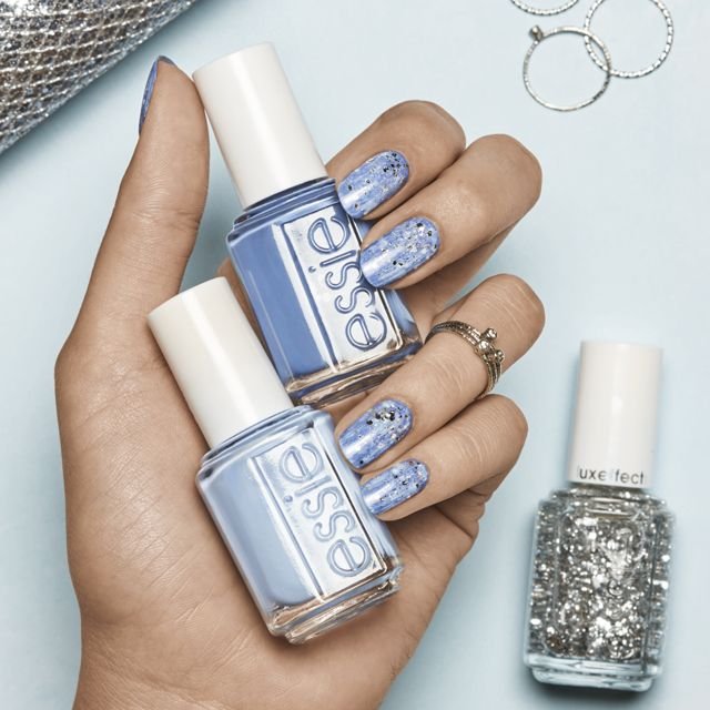 Set In Stones - Silver Glitter Nail Polish & Color - Essie