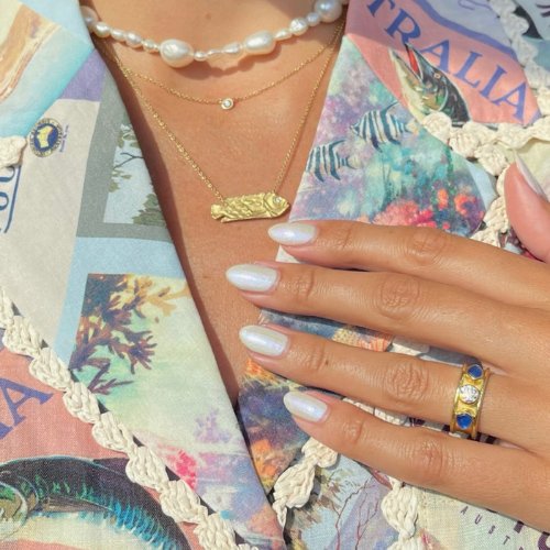 viral trend: glazed donut nails 🍩
