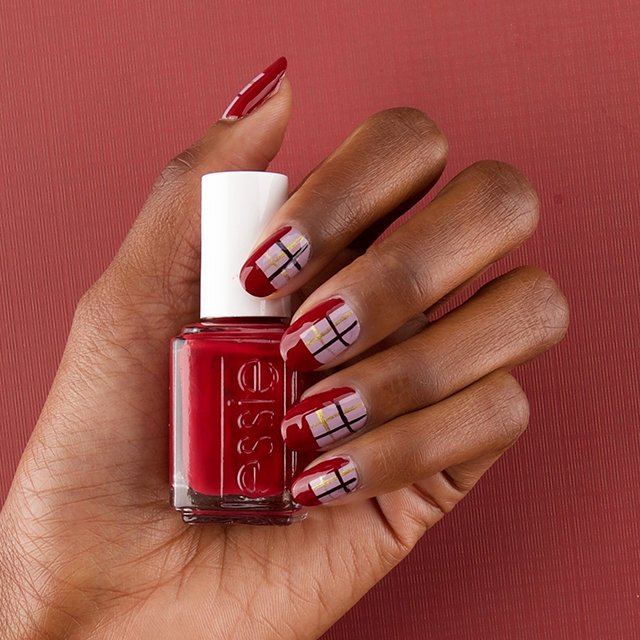 27+ Plaid Nail Designs for a Preppy and Classy Look