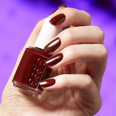 fall nail color trends: cozy vs. moody manicures- essie