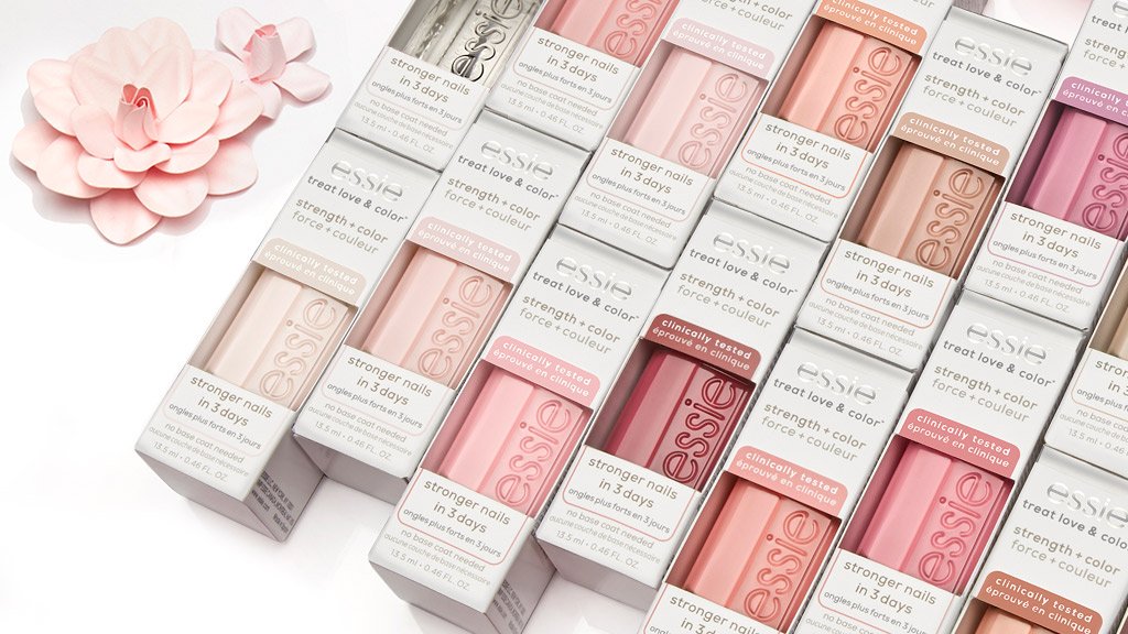 Essie & Treat Color - - & Nail Love Strengthener Nail Color