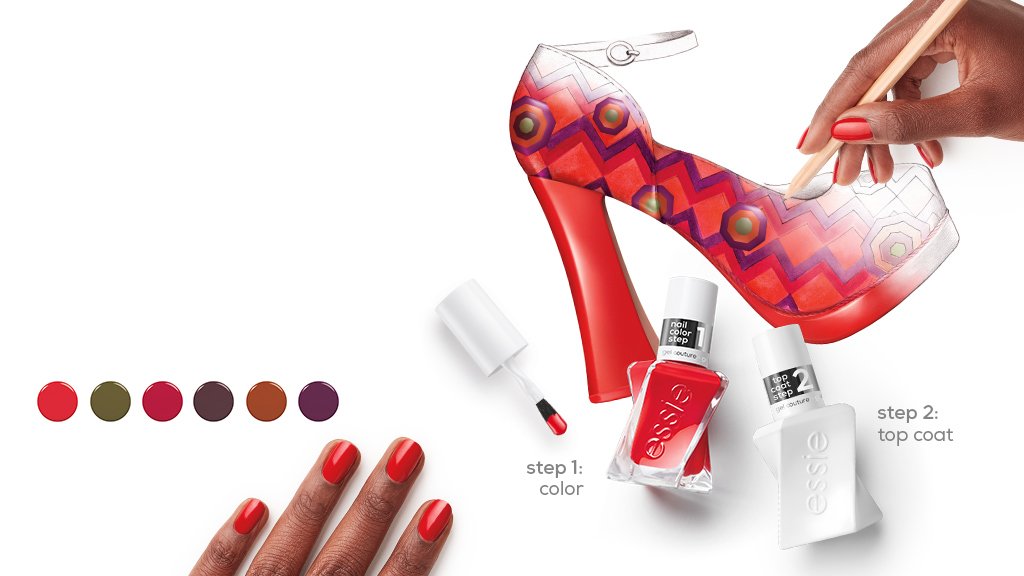 Whats New - Pattern Play Gel Couture Nail Polish Collection - Essie