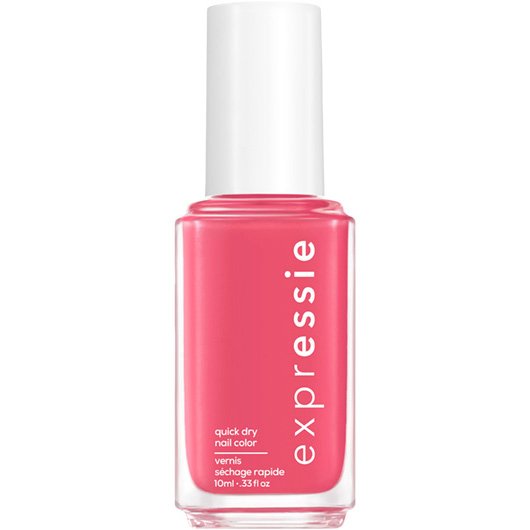 crave the chaos - quick dry juicy polish essie pink nail 