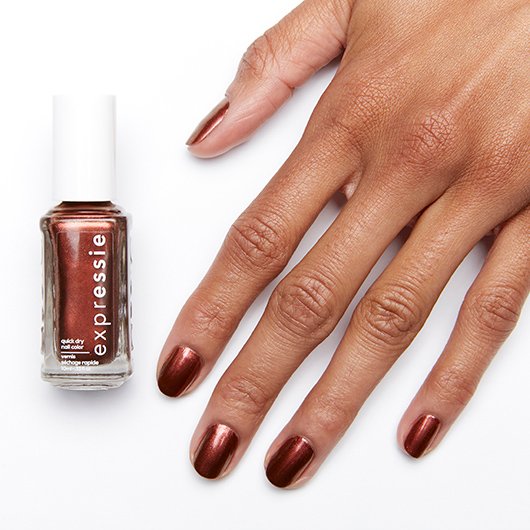 Misfit Right In Shimmering Bronze Nail Polish Essie