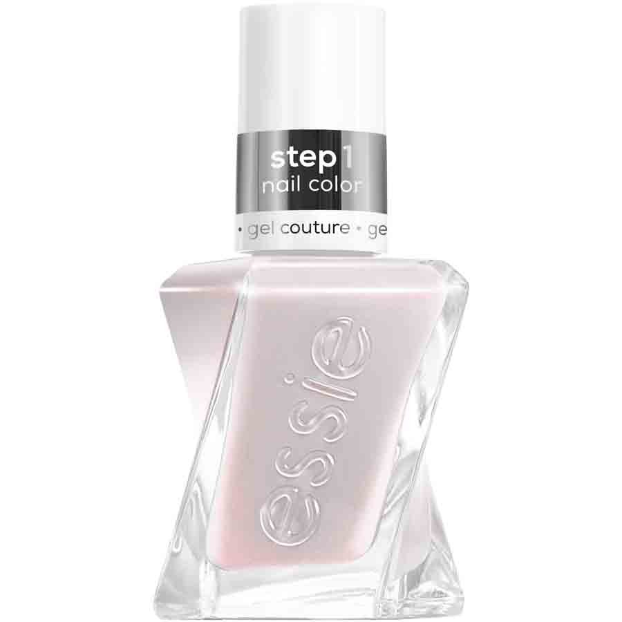 Tweed To Know - White Gray Gel Couture Nail Polish - Essie