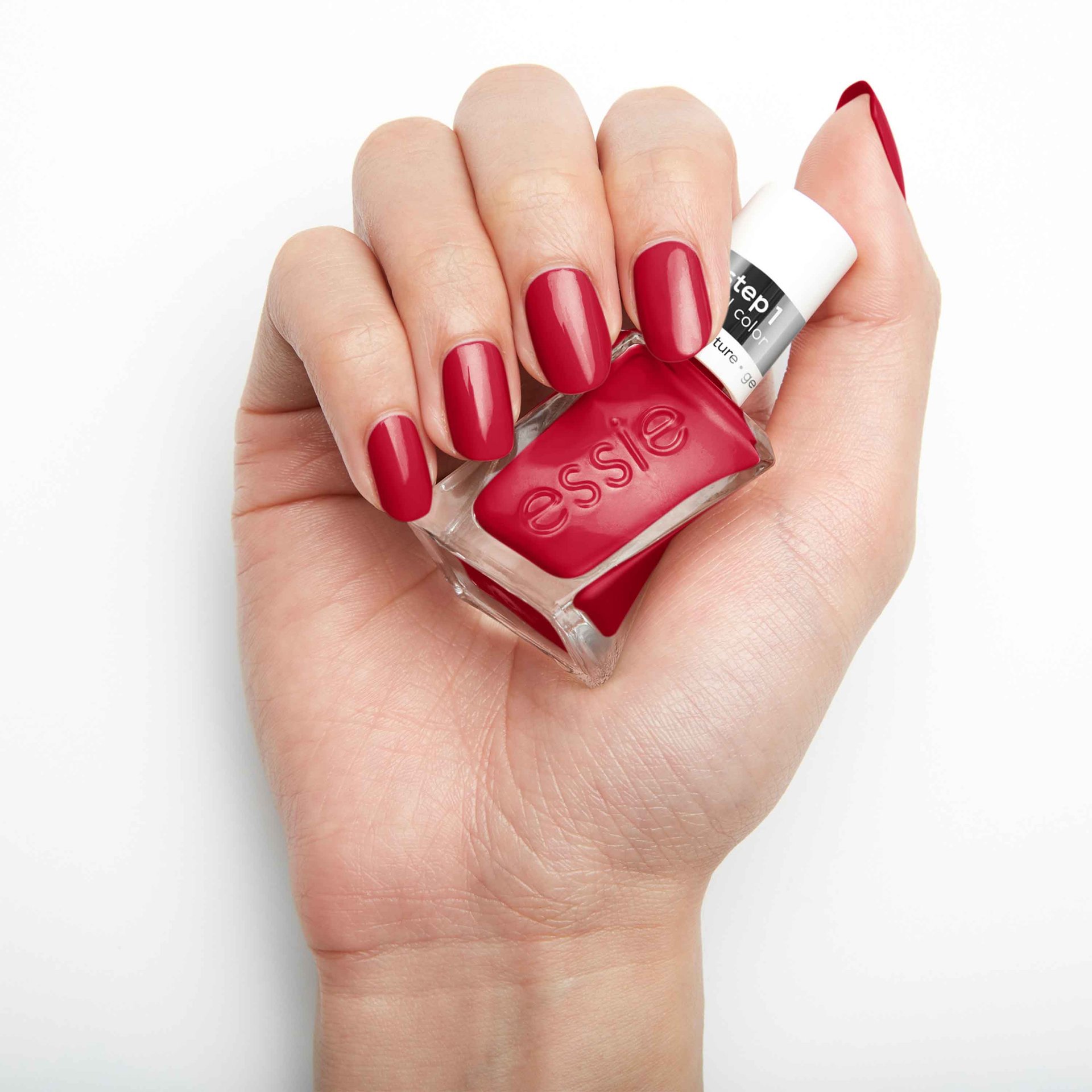 Rue De La Ruby Deep Red Gel Couture Nail Polish Essie