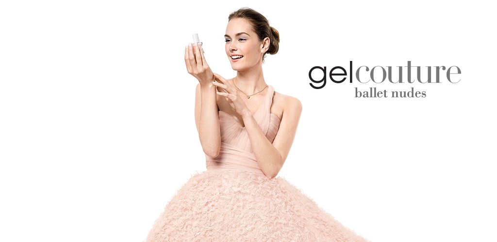 gel couture ballet collection - gel nail essie - polish nudes