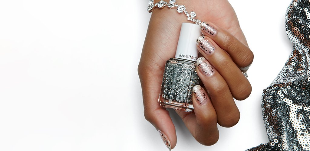 nail polish essie shimmer, - glitter nail - effects pearl &