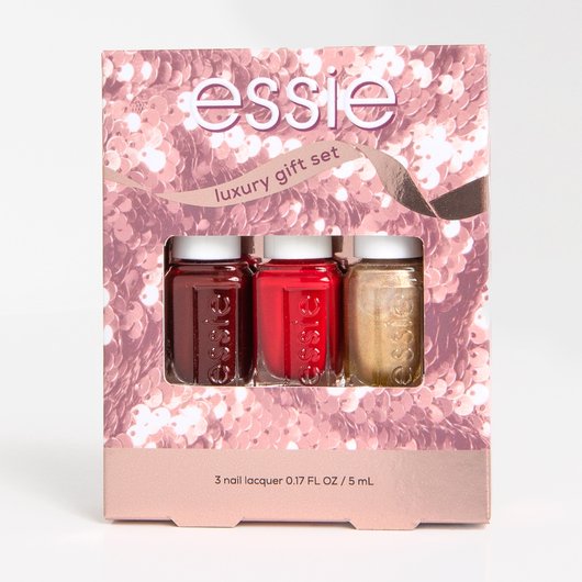 holiday limited edition 3 piece mini nail polish kit- essie