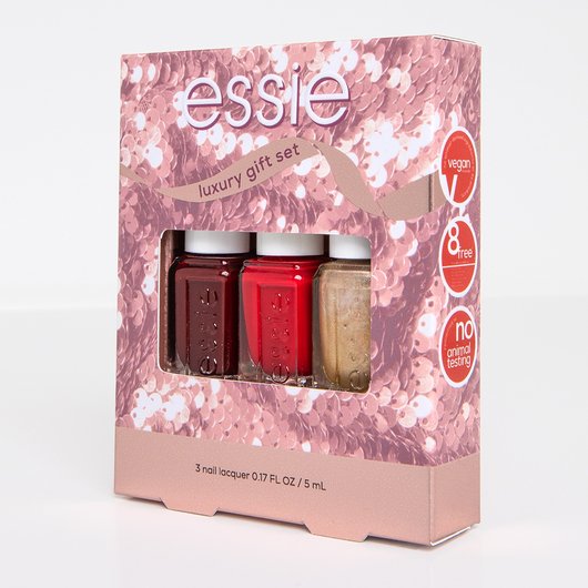 holiday limited edition 3 piece mini nail polish kit essie