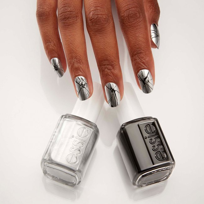 glass-shattering nail art