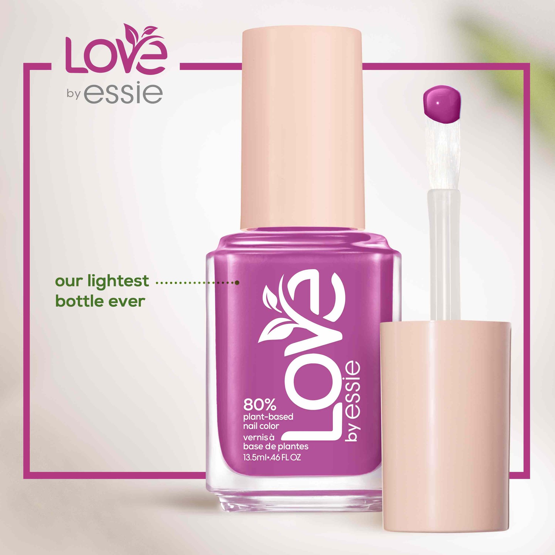essie - by polish plant-based LOVe nail