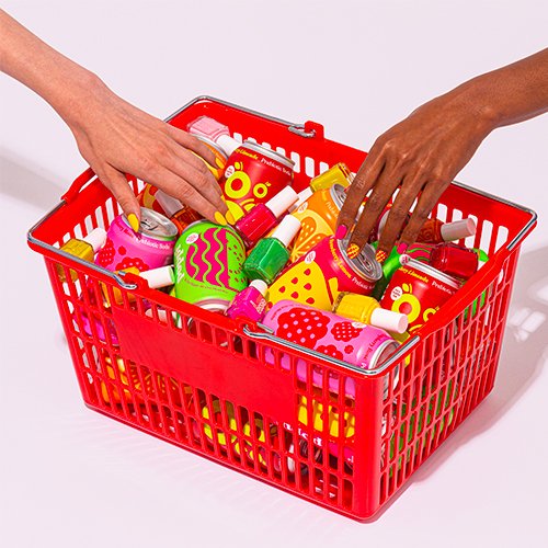 poppi soda and essie nail polish