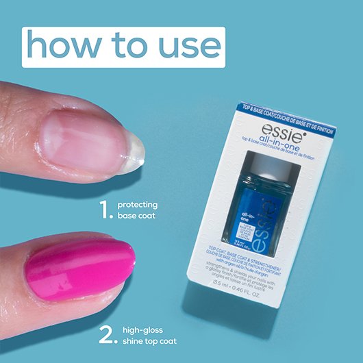 AllInOne Base & Top Coat Nail Polish Nail Care essie