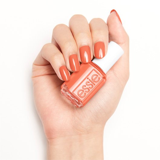 resort fling - coral peach nail polish, nail color & lacquer - essie