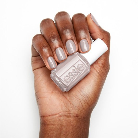 without a stitch - light gray nail polish & nail color - essie
