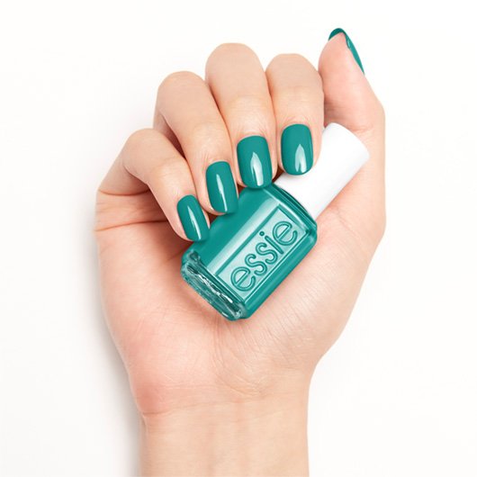 green nautical & naughty nail - color nail blue polish essie -