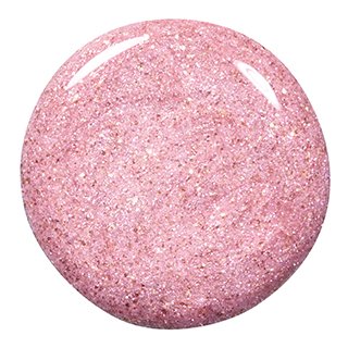 beat of the moment sparkling rose pink glitter nail polish - essie