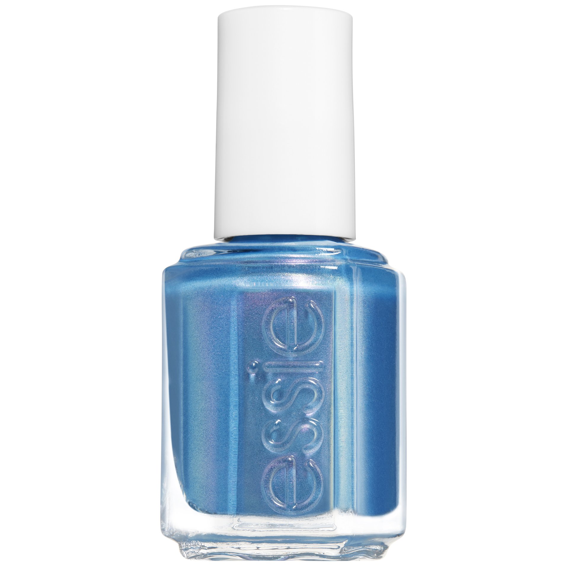 blue shimmer nail polish – essie