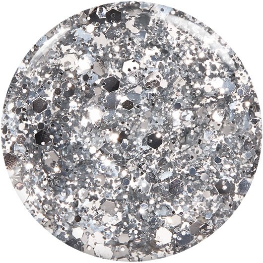 Set In Stones - Silver Glitter Nail Polish & Color - Essie
