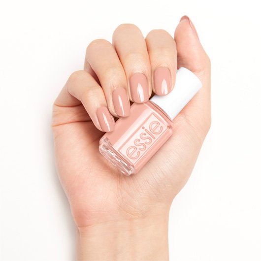 polish, essie & lacquer bottle - spin the nude color semi-sheer nail -