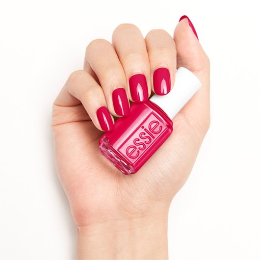 & nail essie creamy nail polish, lacquer color pink - red watermelon -
