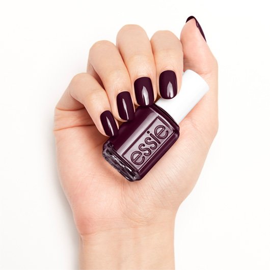 carry on - dark burgundy nail polish & nail color - essie