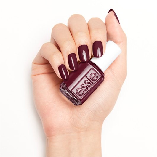 sole mate - dark purple nail polish & nail color - essie