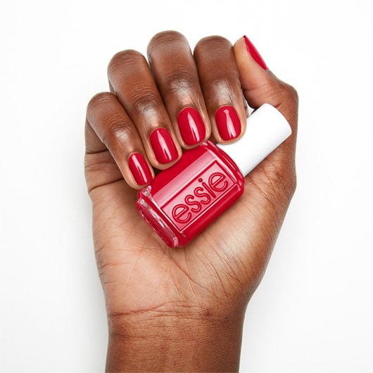 red & nail color nail red lacquer - really polish, nail essie rich -