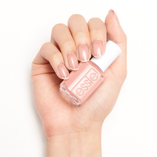 - color peony nail strap spaghetti nail & polish essie sheer pink -