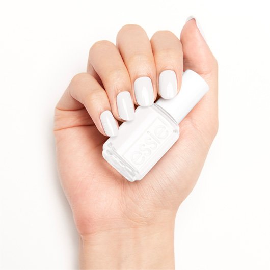 pearly white  platinum white nail polish colour  lacquer  essie