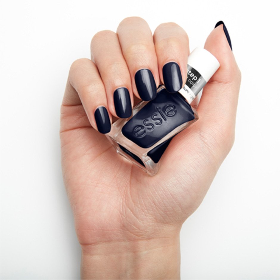 Caviar Bar - Deep Navy Gel Couture Nail Polish - Essie