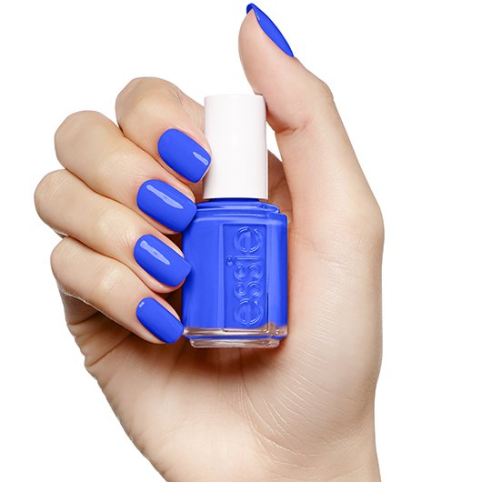 butler please - bright blue nail polish 