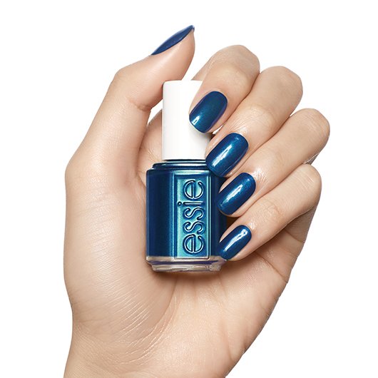 Bell Bottom Blues Blue Glitter Nail Polish Nail Color Essie