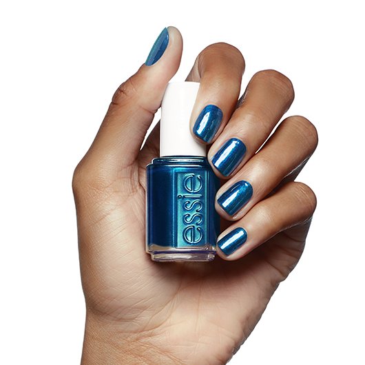 Bell Bottom Blues Blue Glitter Nail Polish Nail Color Essie