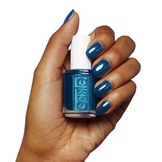 Bell Bottom Blues Blue Glitter Nail Polish Nail Color Essie