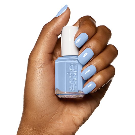 salt water happy - light blue nail polish & nail color - essie