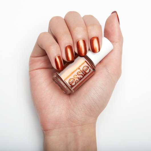 Rust-Worthy - Burnt Orange Metallic Nail Polish - essie