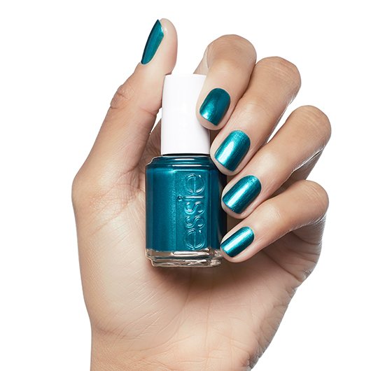 Trophy Wife Pearl Dark Teal Nail Polish Nail Color Essie