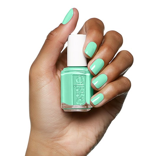 first timer newbie green nail polish nail color essie