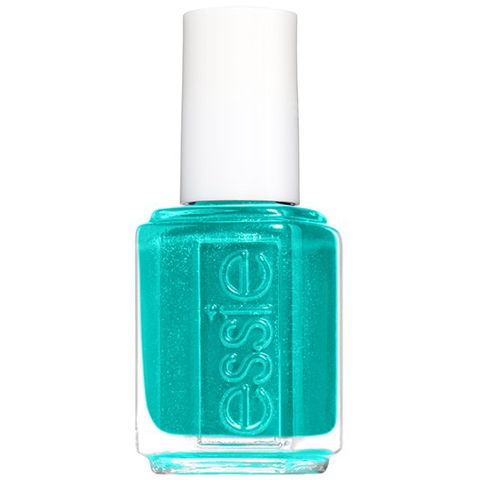 blue green nail polish