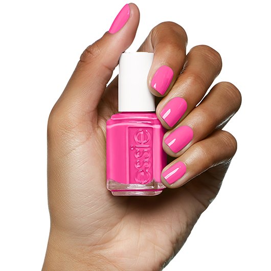 secret story - bright pink fuchsia nail polish & nail color - essie
