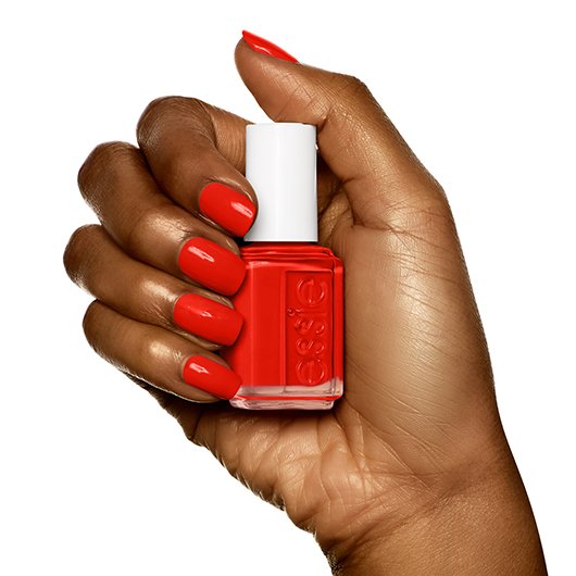 Russian Roulette Bright Red Orange Nail Polish Nail Color Essie