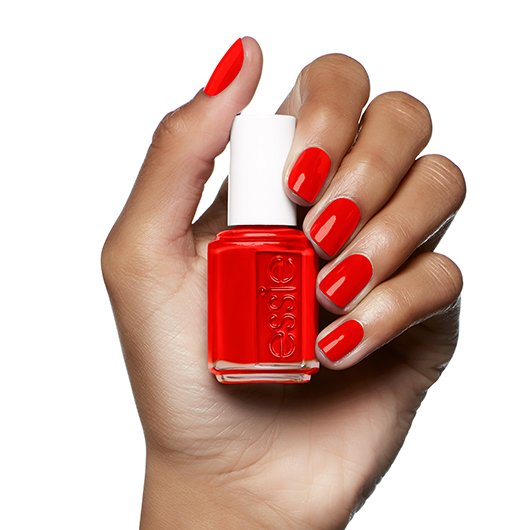 polish, essie - aperitif color lacquer nail & creamy nail - red nail