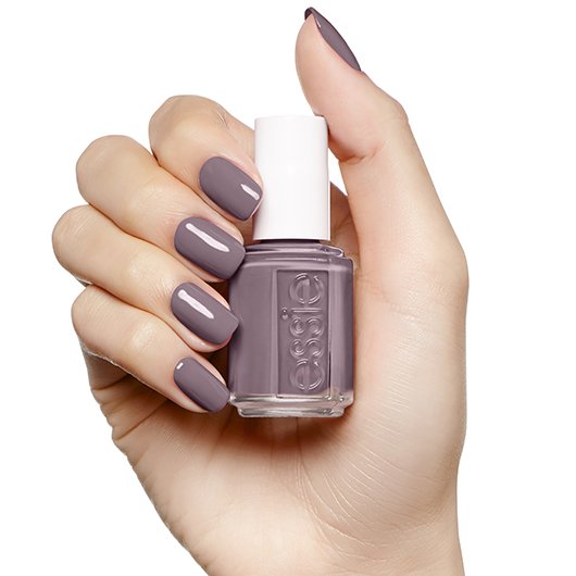 Merino Cool Mulberry Purple Grey Nail Polish Nail Color Essie